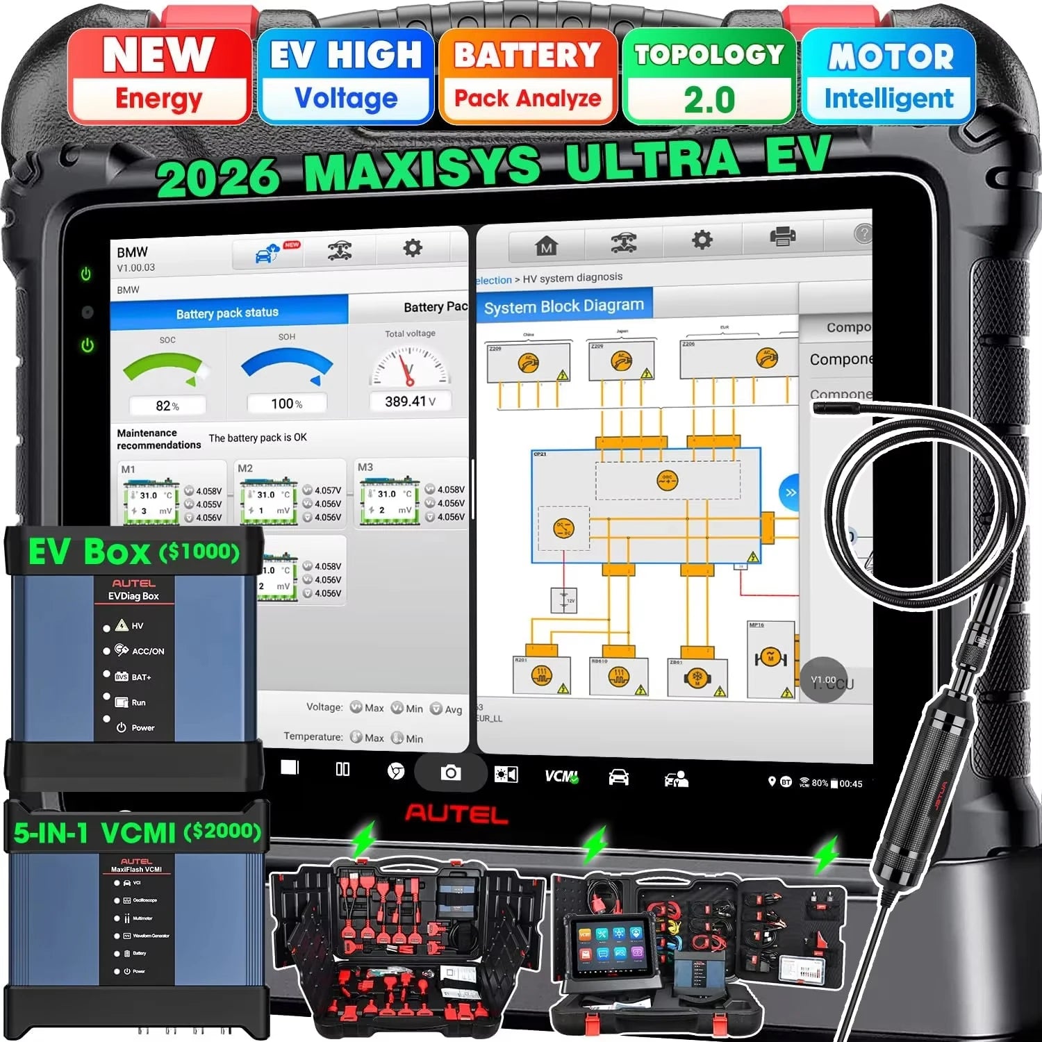 Autel 5IN1 Automotive Diagnostic Scanner
