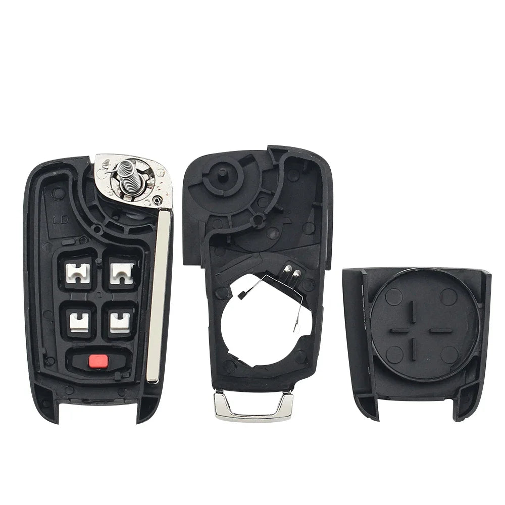 KEYYOU Flip Folding Remote Car Key Shell For Vauxhall Opel Astra J Corsa E Insignia Zafira C 2/3/4/5 Buttons Blackbox Automotive Diagnostics
