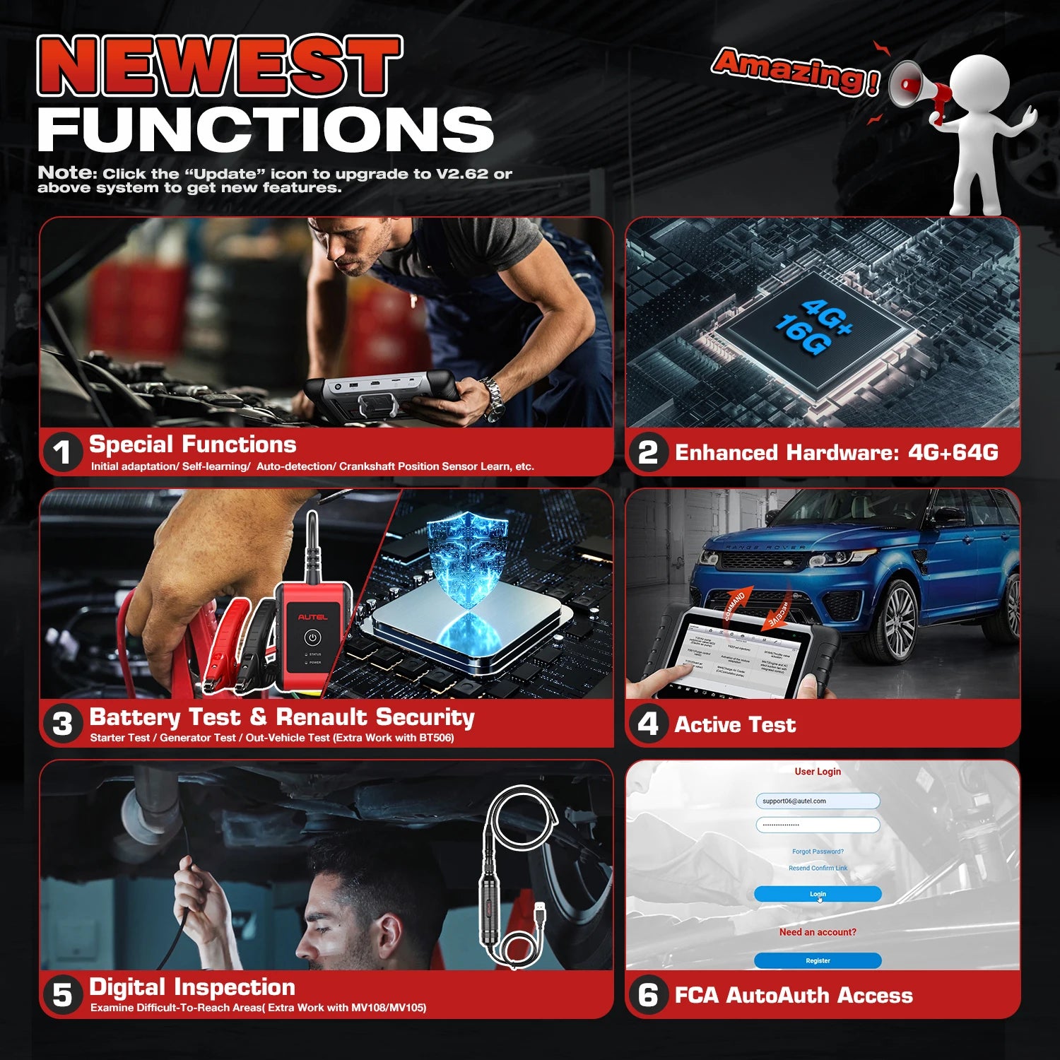 Autel MaxiCOM MK808BT PRO Bidirectional Diagnostic Scanner