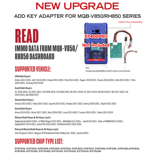 Autel APB131 Diagnostic Adapter Cable — Volkswagen/Audi — image 2