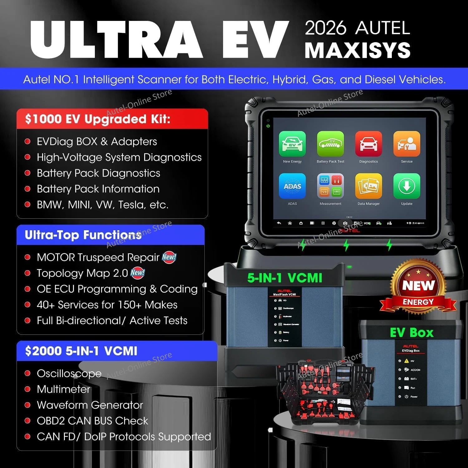 Autel MaxiSYS Ultra Bidirectional Diagnostic Scanner