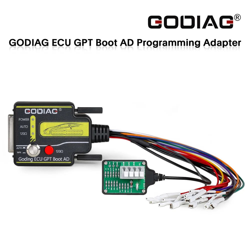 GODIAG ECU GPT Boot AD Connector for ECU Reading Writing No Need Disassembly Blackbox Automotive Diagnostics