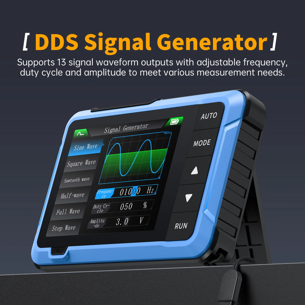 FNIRSI New DSO510 DSO152 DSO153 Mini Handheld Digital 2 IN 1 Oscilloscope Portable 48MS/s 10MHz Bandwidth Electronic Repair Tool Blackbox Automotive Diagnostics