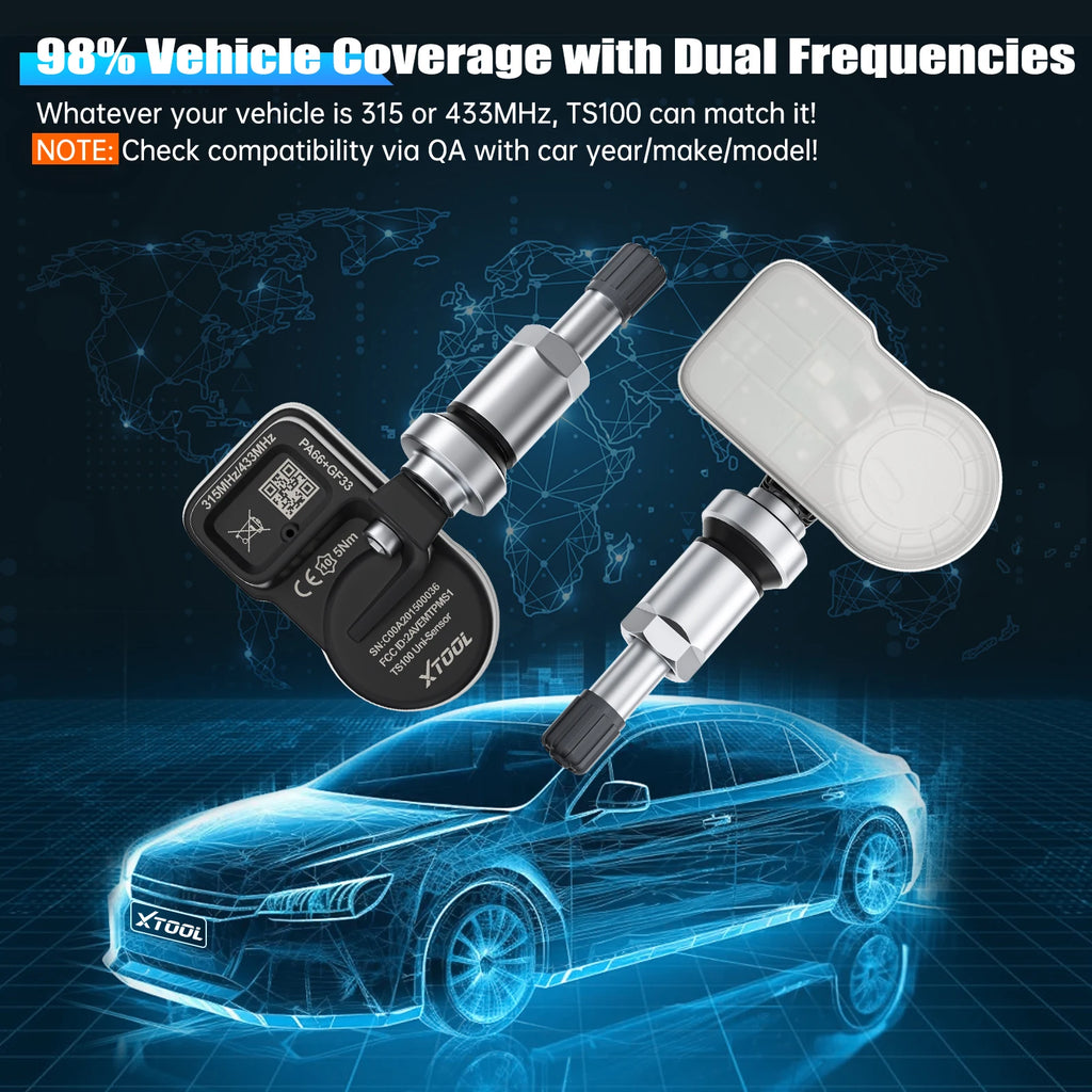Xtool TS100 Pro 4PCS TPMS Sensor — image 4