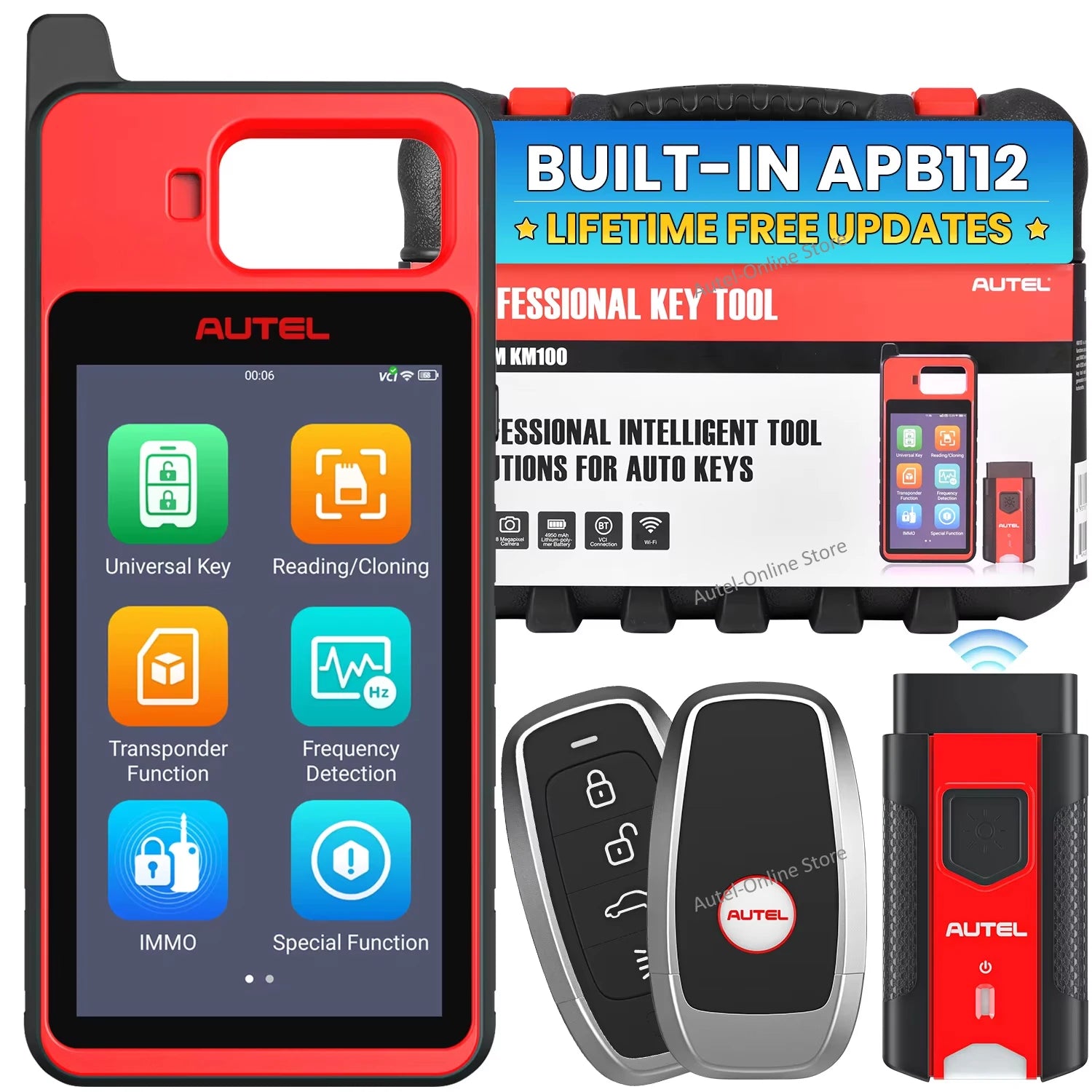 Autel MaxiIM KM100 Key Programmer and Immobilizer Tool