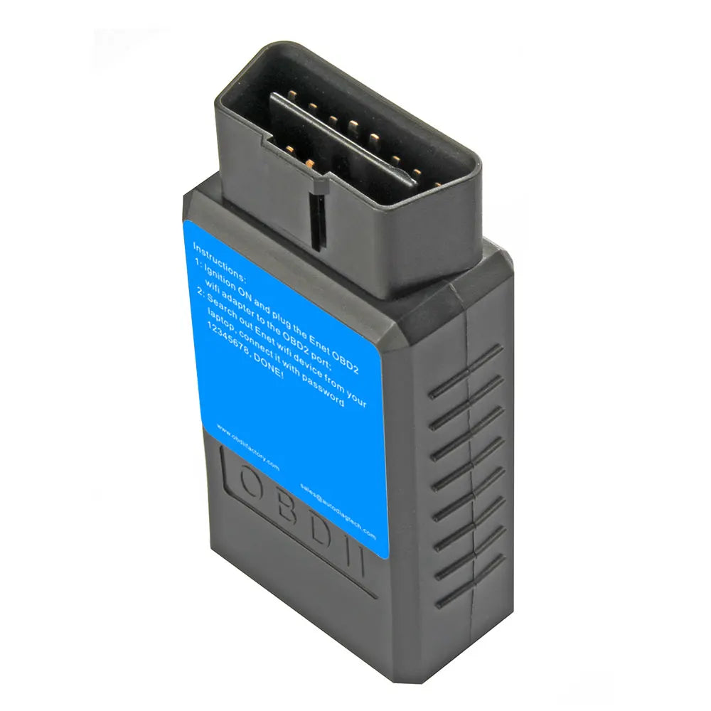 Enet Wifi Adapter for BMW F/G/I Series Obd2 Wifi CarPlay Compatible for BimmerCode,Bootmod3,MHD Work with iOS,Android Blackbox Automotive Diagnostics