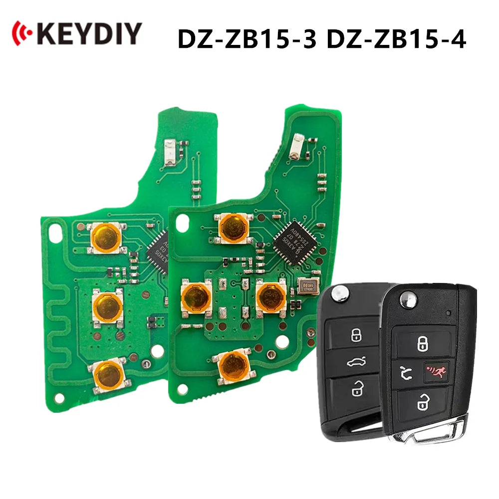 KEYDIY DZ-ZB15-3 DZ-ZB15-4 Remote Key — Volkswagen