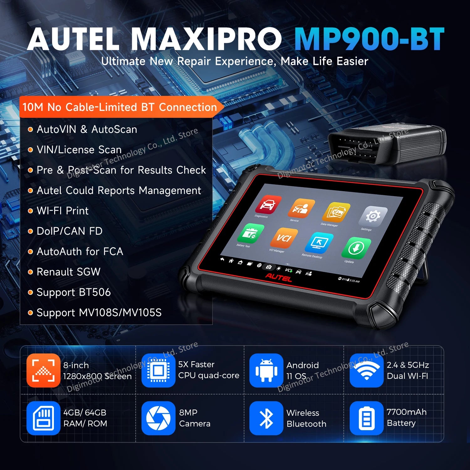 Autel MP900-BT Automotive Diagnostic Scanner — image 3