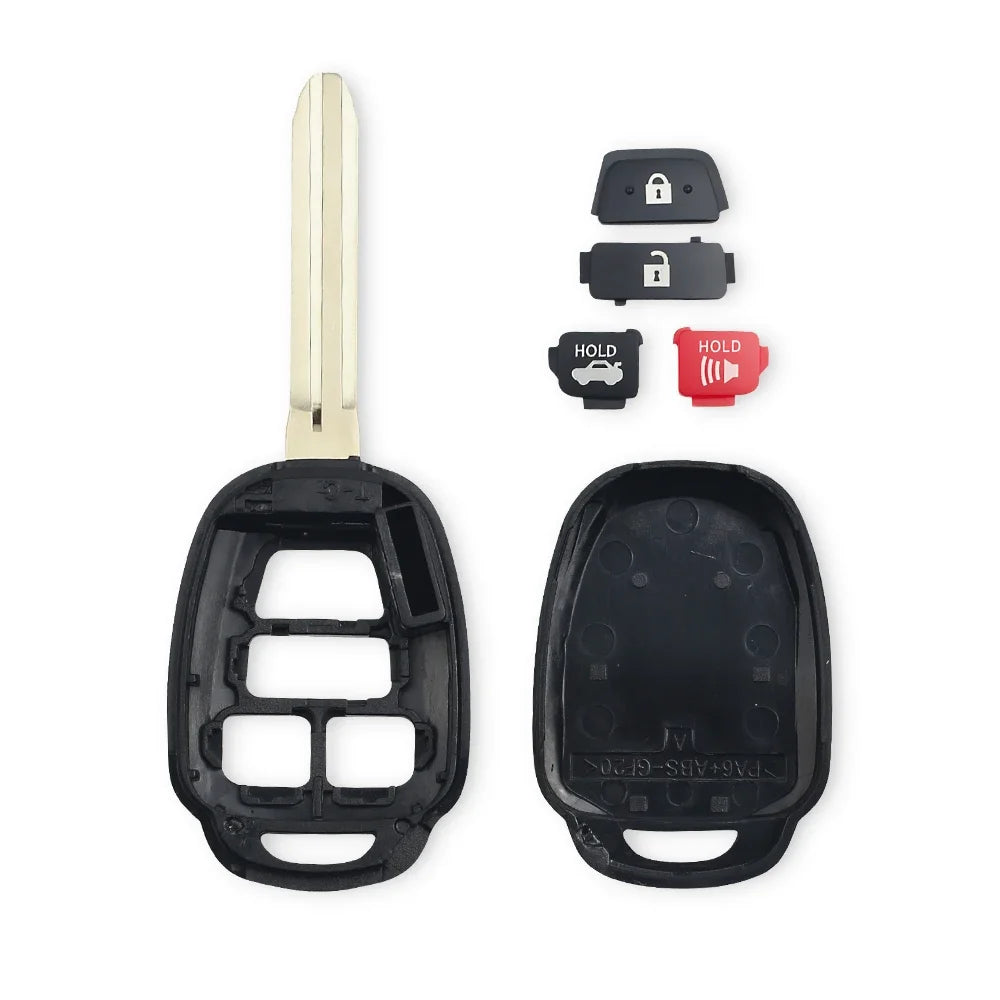 KEYYOU 2/4 Buttons Remote Car Key Shell Case Fob For Toyota CAMRY Corolla Reiz New Vios RAV4 Crown Key Blackbox Automotive Diagnostics