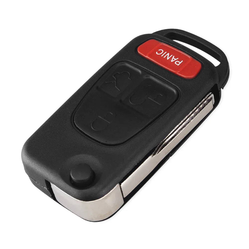 KEYYOU 1/2/3/4 Button Flip Folding Car Remote Key shell For Mercedes Benz SLK E113 A C E S W168 W124 W202 W203 Auto Key Case Blackbox Automotive Diagnostics