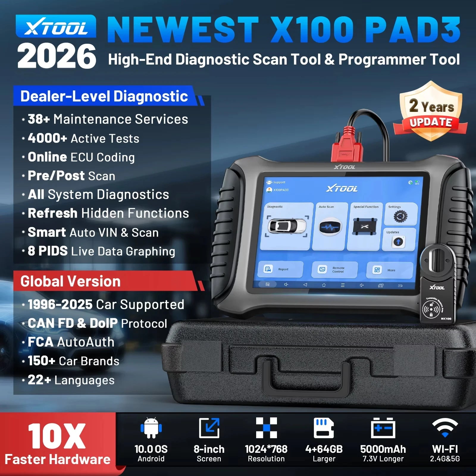 Xtool X100PAD3 Automotive Diagnostic Scanner