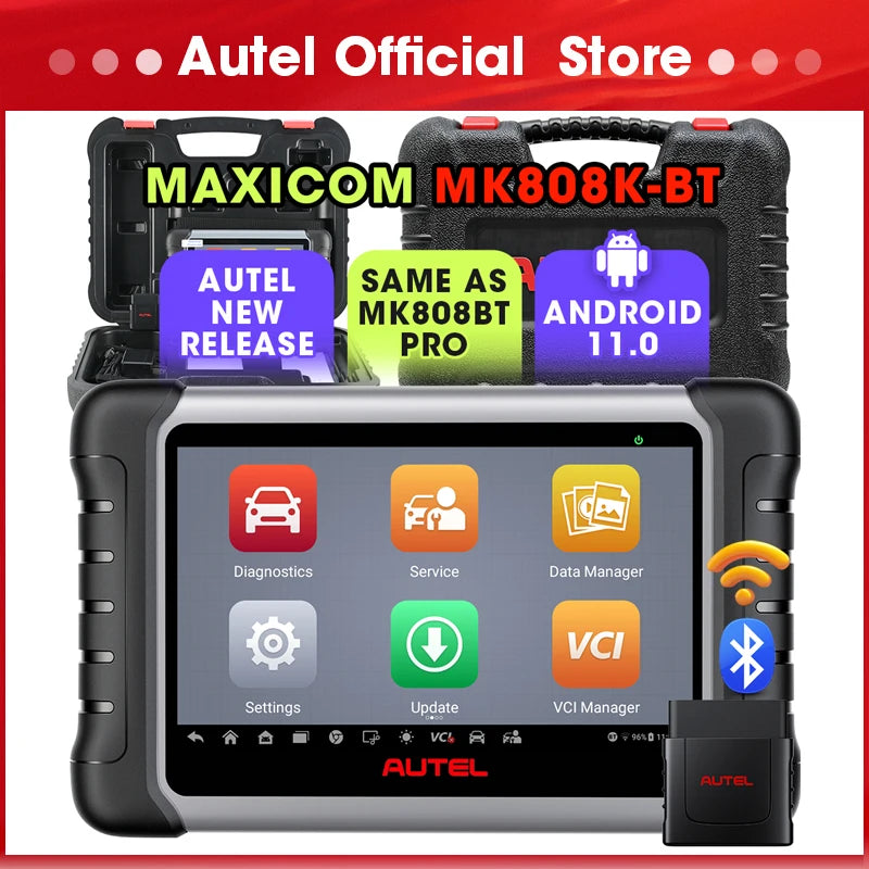Autel MaxiCOM MK808KBT Bidirectional Diagnostic Scanner