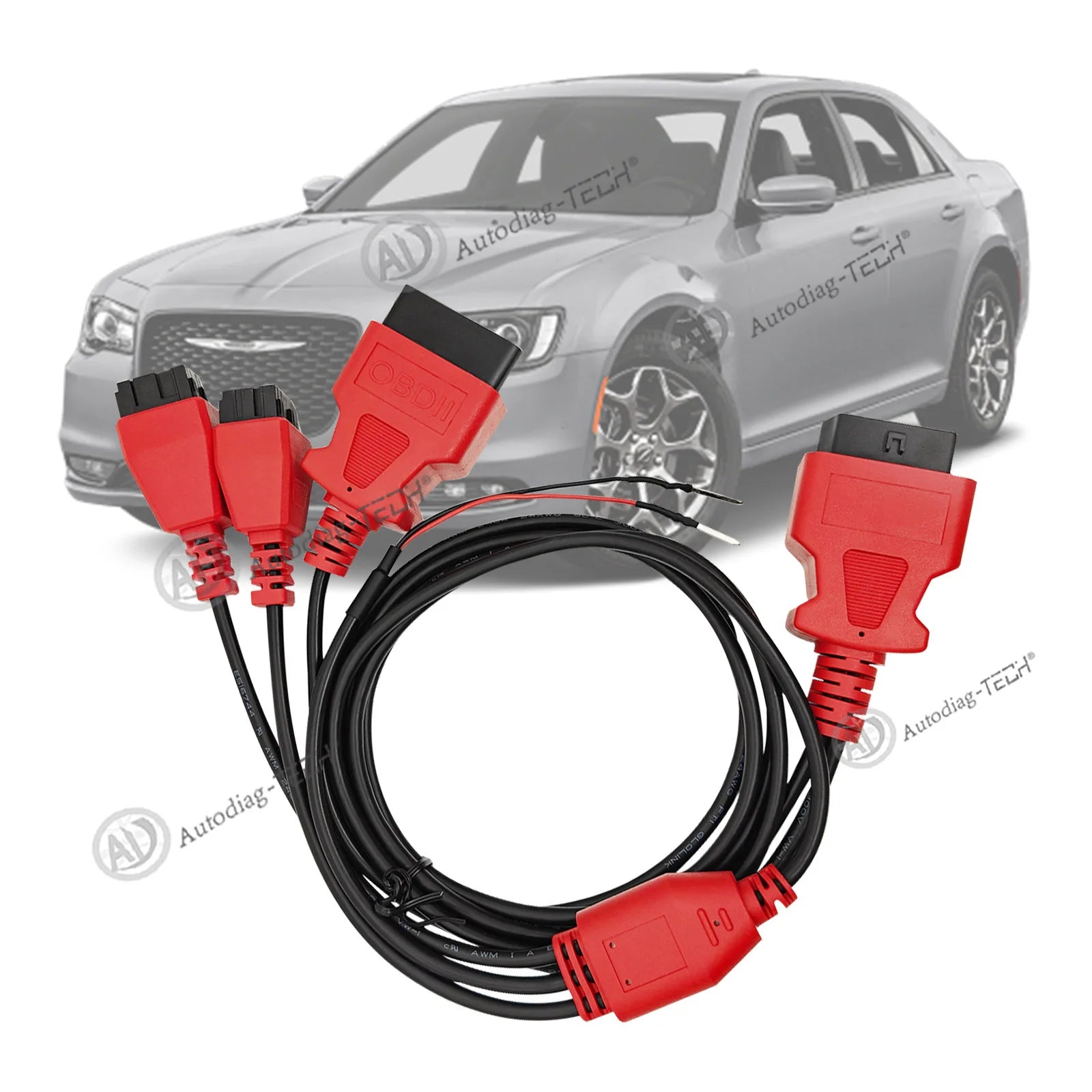 FCA 12+8 Cable Adapter for Chrysler, Security Bypass OBD2 SGW Adaptor for FCA 12 8 Connector,Work with Diagnostic Scan Tools Blackbox Automotive Diagnostics