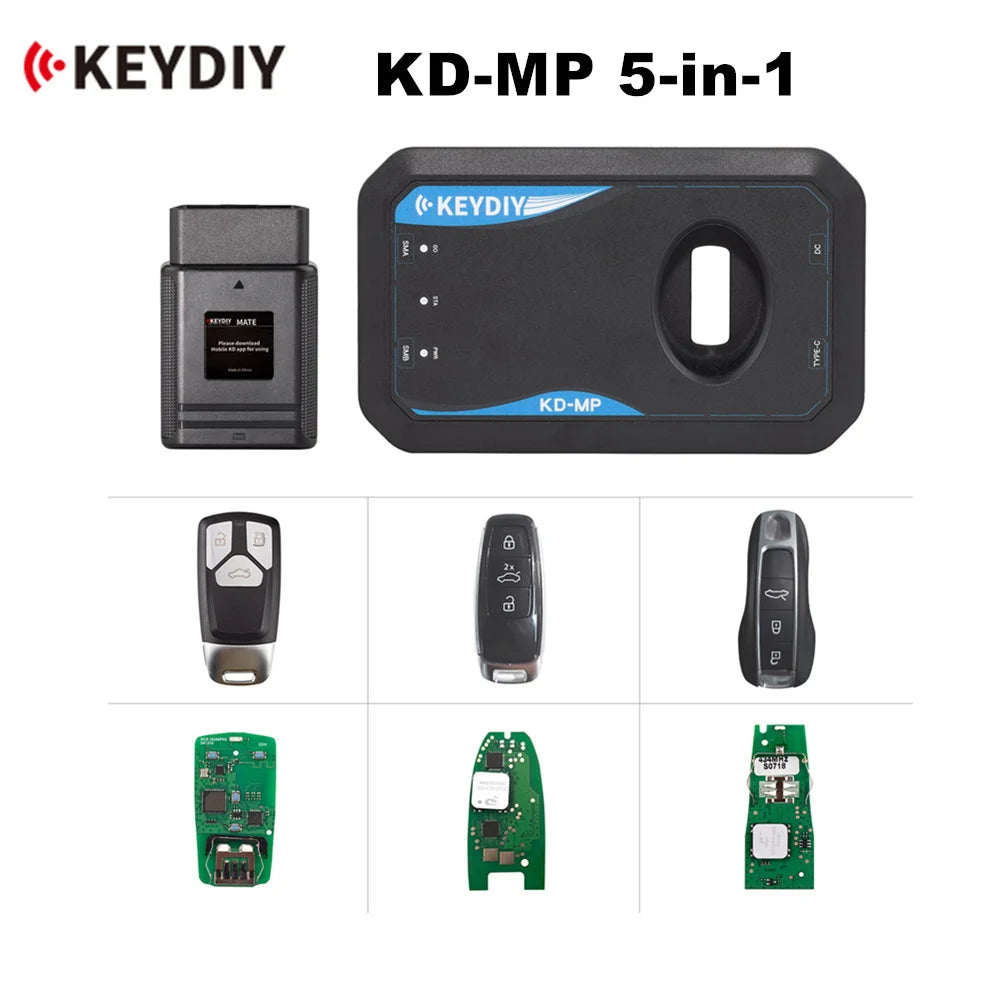 KEYDIY KD-MP 5-in-1 Promotion Package Kit KEYDIY KD-MP + KD-MATE + MLB08 + MLB19 + MLB26 Remotes Blackbox Automotive Diagnostics
