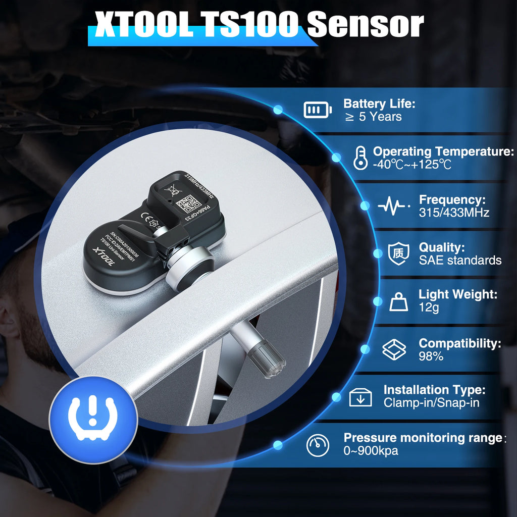 Xtool 4PCS TS100 TPMS Sensor — image 3