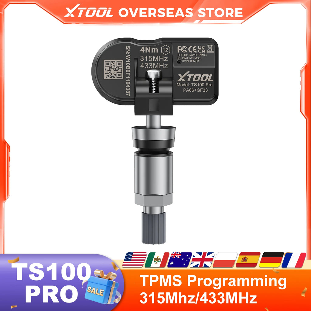 Xtool TS100 Pro 4PCS TPMS Sensor