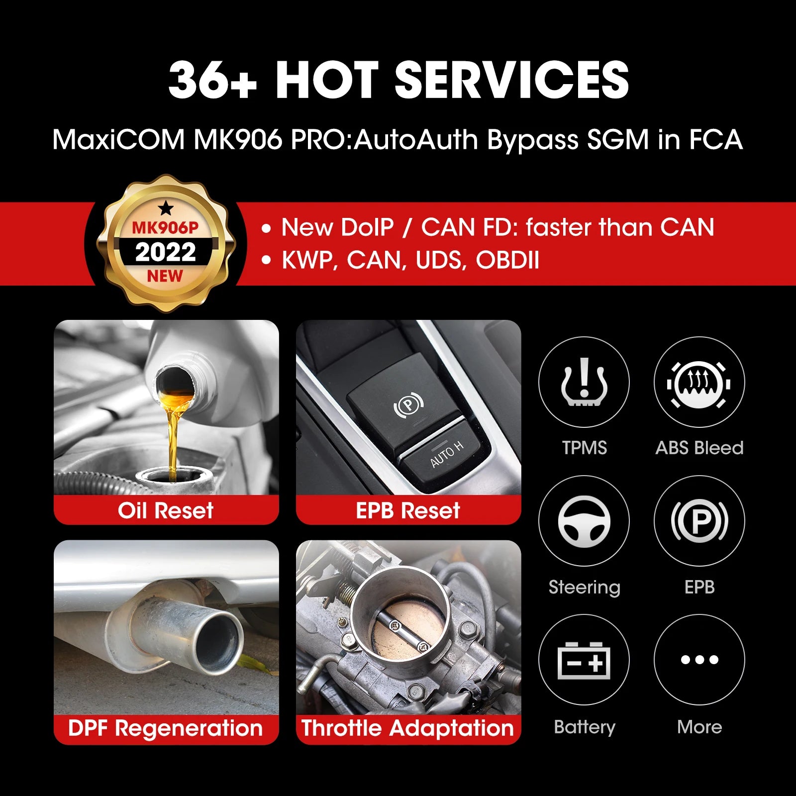 Autel MaxiCOM MK906PRO Bidirectional Diagnostic Scanner