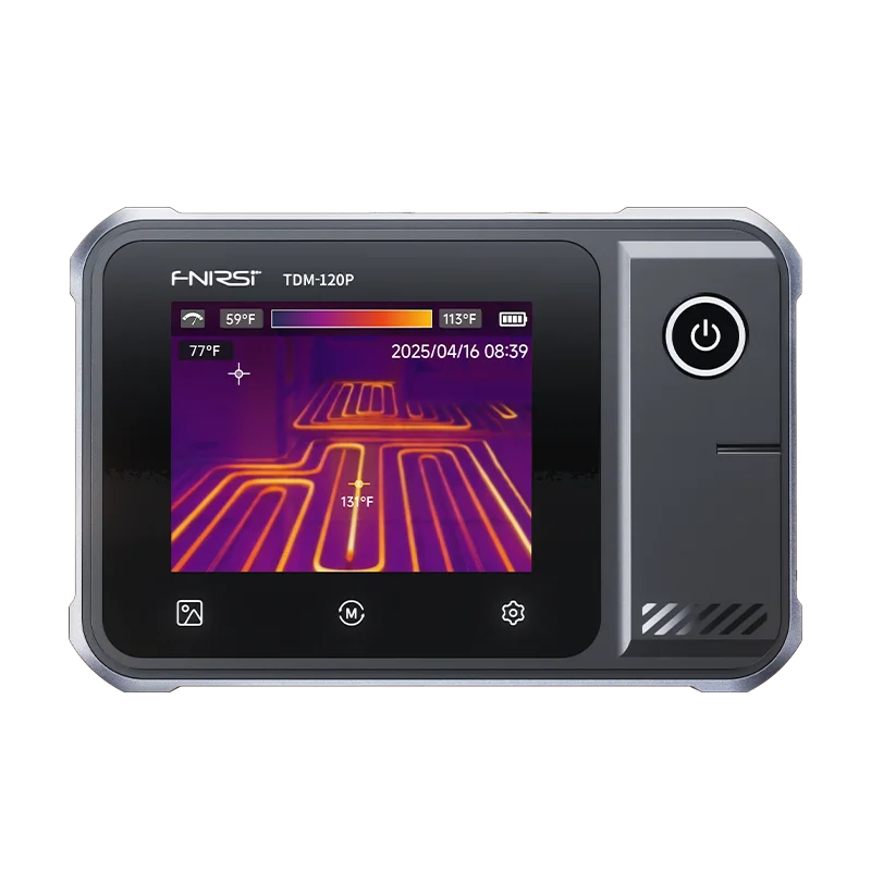 FNIRSI TDM-120/TDM-120P Multimeter Thermal Imaging Infrared Camera Tester AC 750V/DC 1000V Resistance Capacitance 120x90 IR Blackbox Automotive Diagnostics