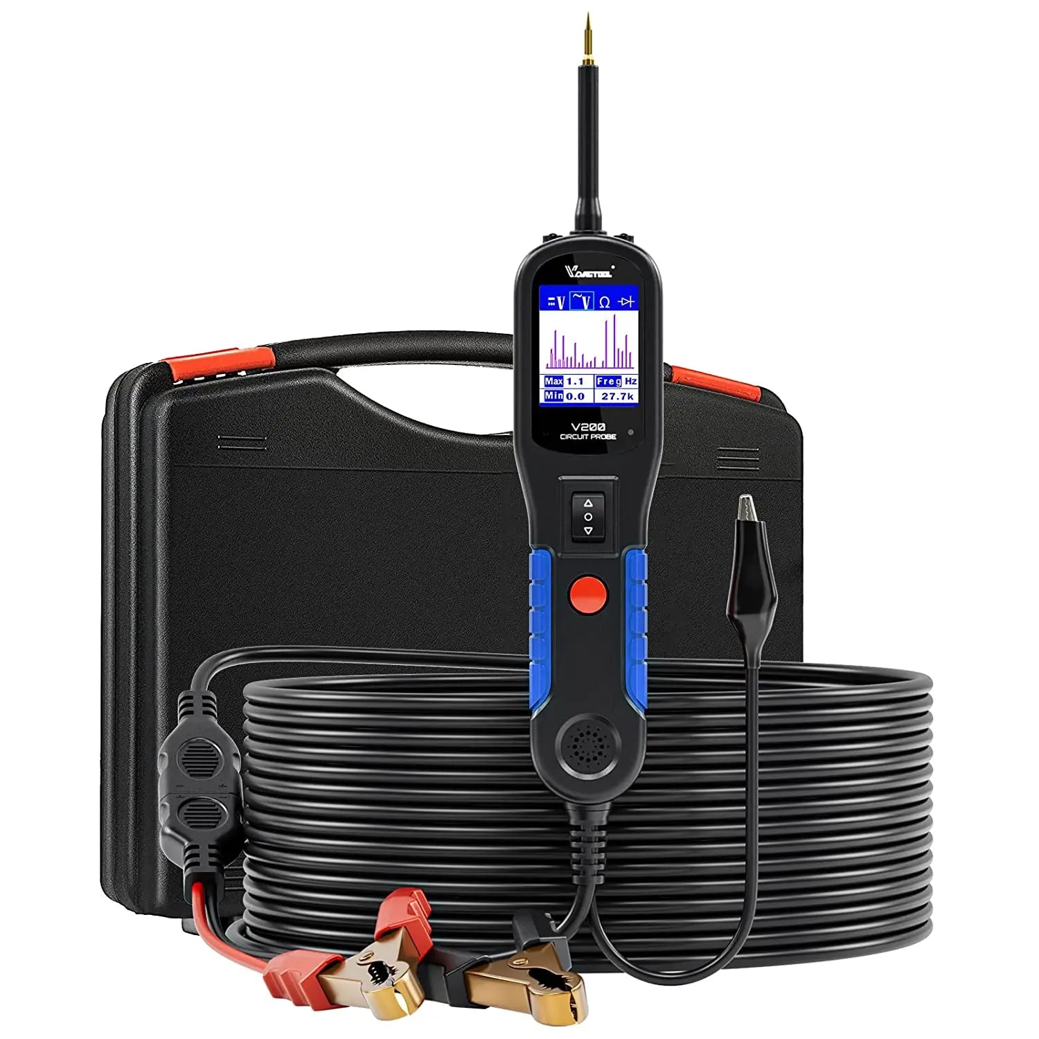 VDIAGTOOL V200 Car Electric Circuit Tester 6V-30V Automotive Power Probe Kit Electrical System Tester LCD Display Voltage Tester Electrical Diagnostic Tools ﻿ Blackbox Automotive Diagnostics