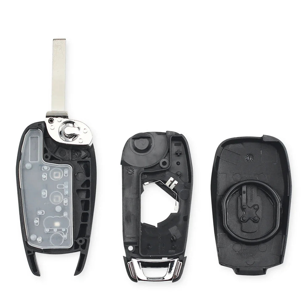 KEYYOU 2/3/4BNT Remote Flip Car Key Shell Case For Chevrolet Cruze Trax LS Badge Spark Sonic Aveo Tracker Onix RS Trailblazer Blackbox Automotive Diagnostics