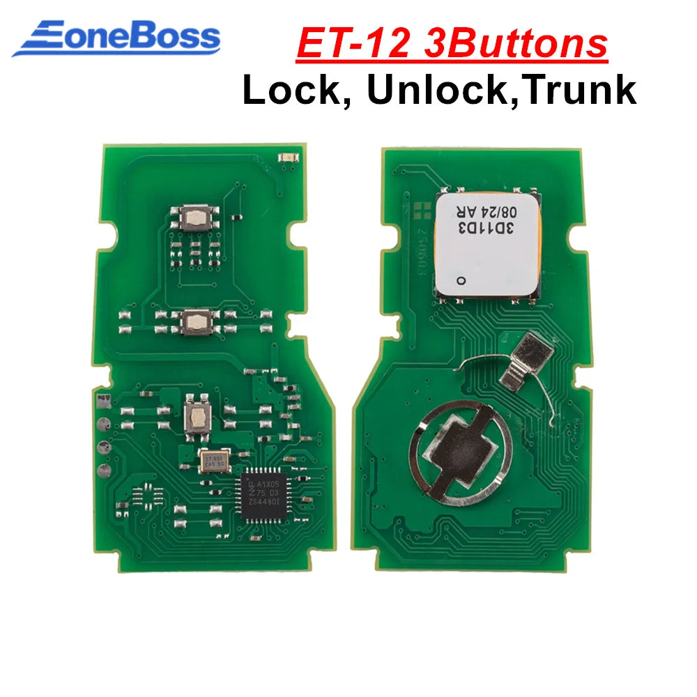 EONEBOSS ET-12 ET-13 ET12 ET13 PCB Board 4A 433MHZ for Toyota/Lexus/Subaru Near-OEM Smart Key Blackbox Automotive Diagnostics