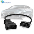 OBD1 to OBD2 Adapter Fit for GM 12Pin Obd1 to Obd2 16 Pin Connector,Compatible with GM Vehicle 12 pin Diagnostic Scanner Cable Blackbox Automotive Diagnostics