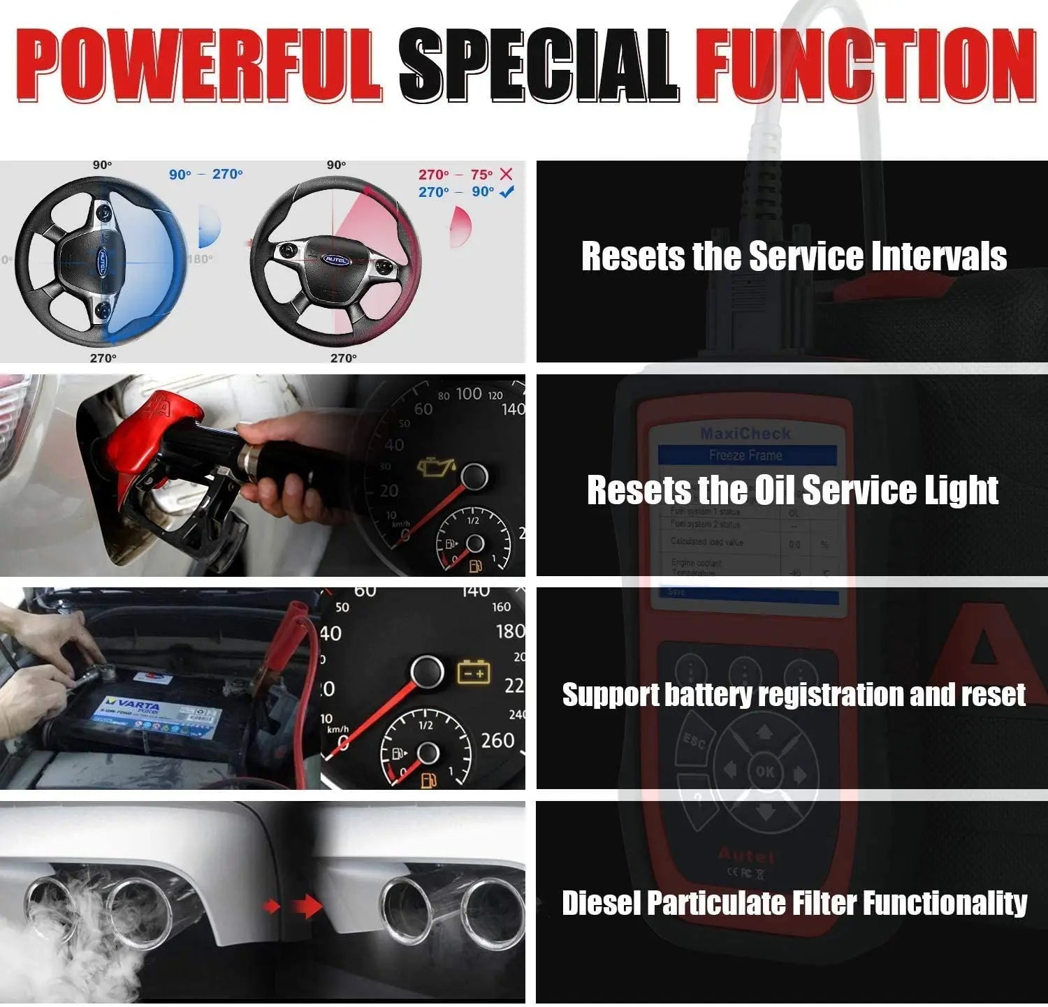 Autel MaxiCheck Pro S Service Reset Tool