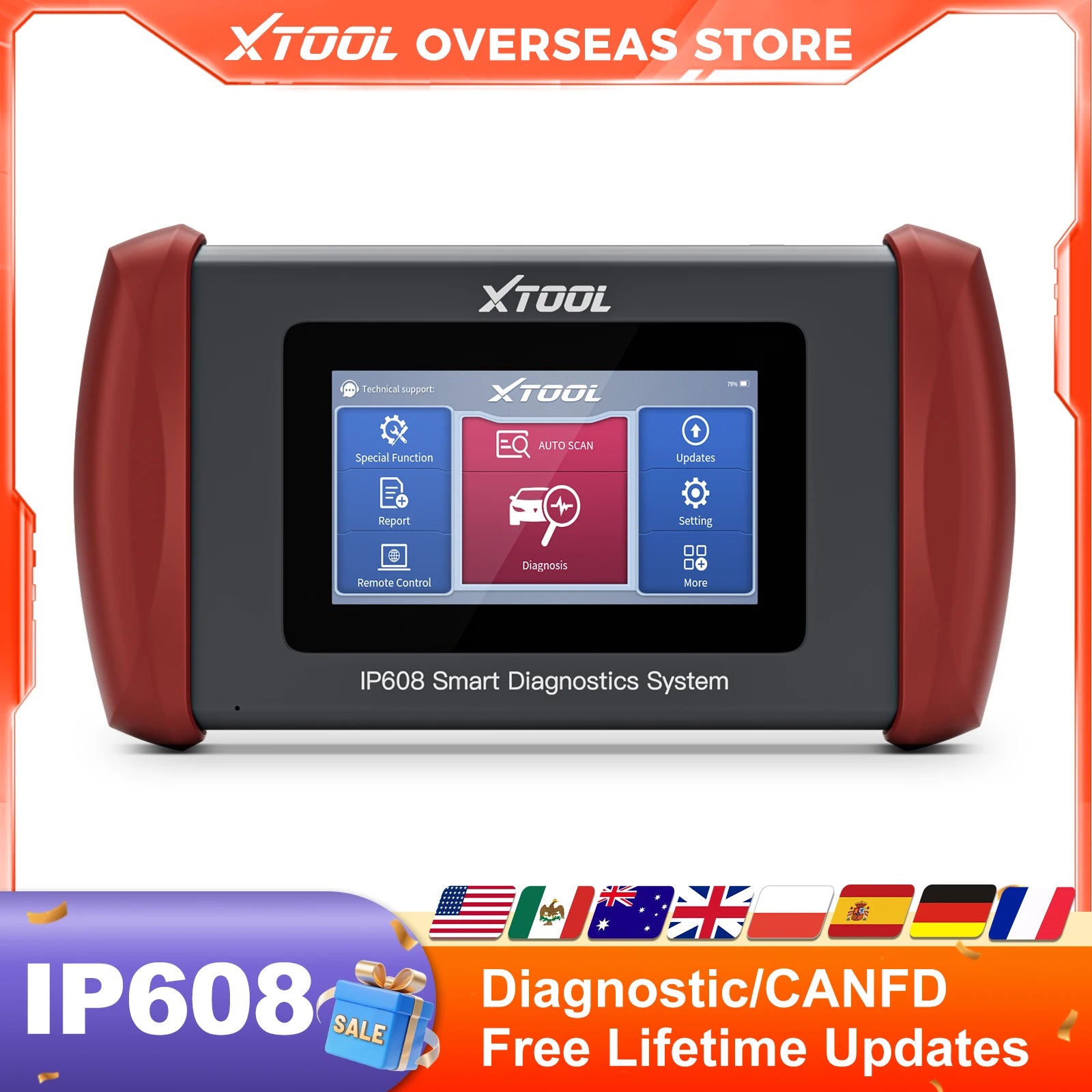 Xtool IP608 Automotive Diagnostic Scanner