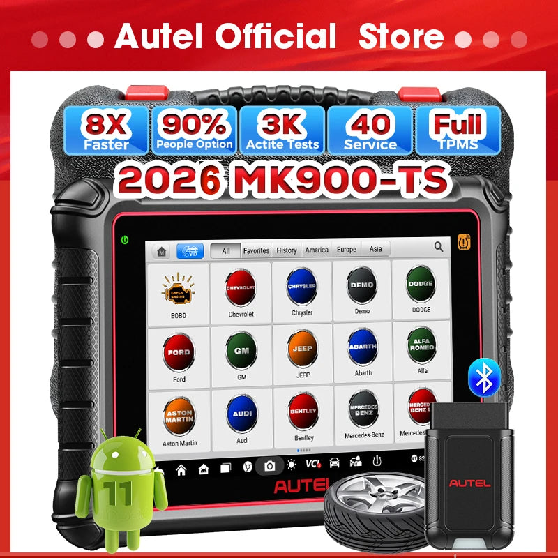Autel MaxiCOM MK900TS TPMS Relearn Tool