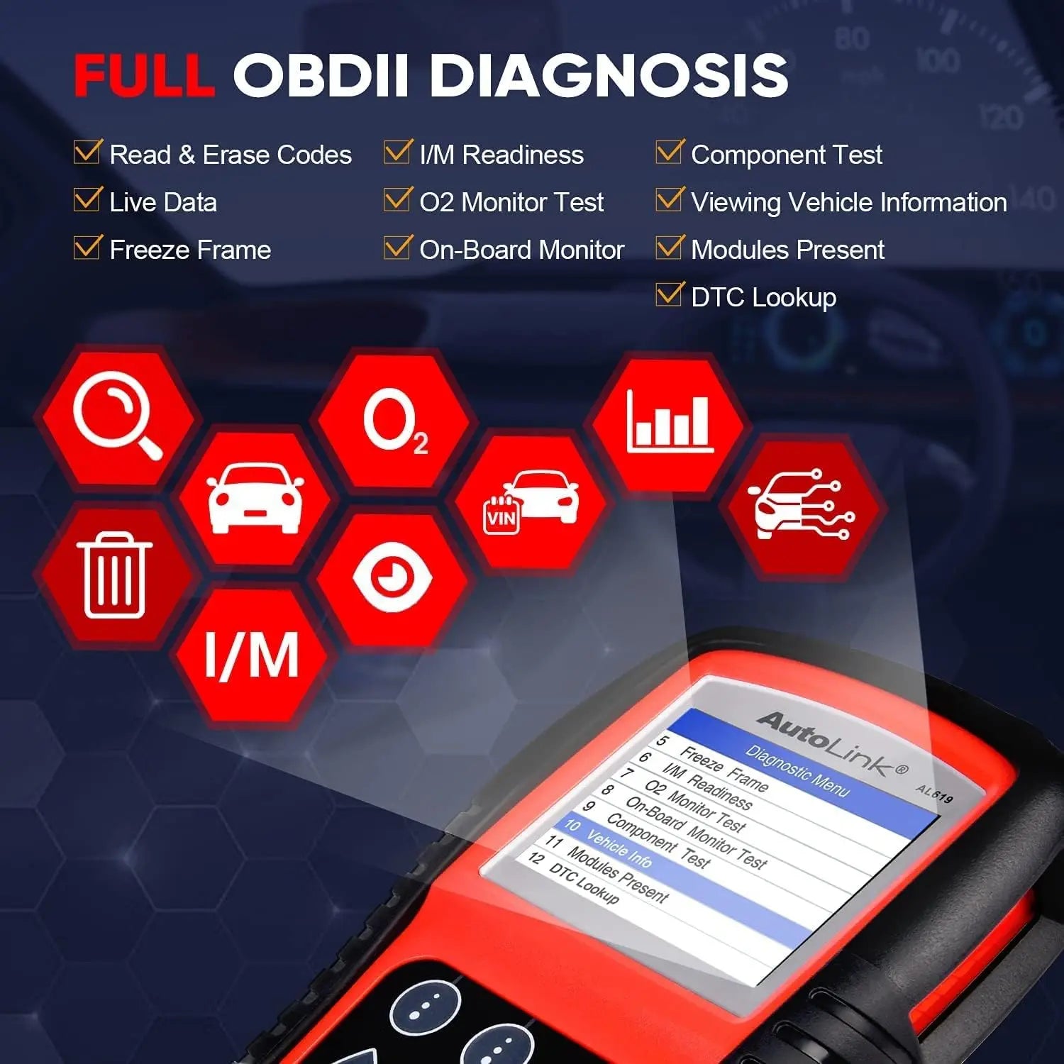 Autel AL619 Automotive Diagnostic Scanner — image 3