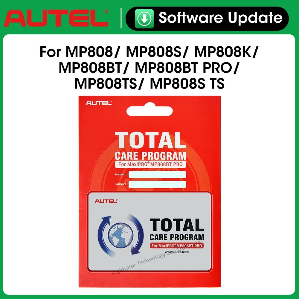Autel MP808 MP900K MP808S Software Update