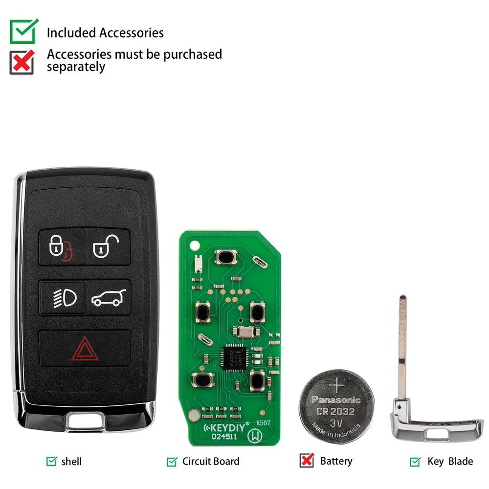 KEYDIY KD ZB24-5 Remote Key — Land Rover — image 2