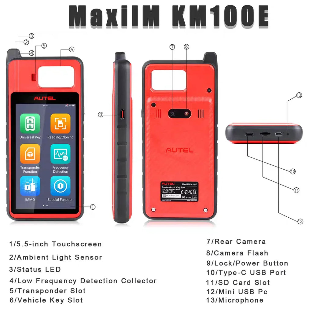 Autel MaxiIM KM100 Key Programmer and Immobilizer Tool