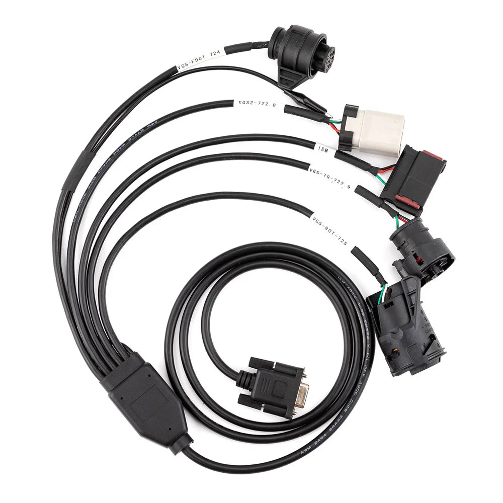 GODIAG Gearbox ISM Cable 5-in-1 Set for Mercedes Benz VGS-FDCT 724/ VGS2-722.8/ VGS-7Gtronic-722.9/ VGS-9GT-725/ ISM Blackbox Automotive Diagnostics