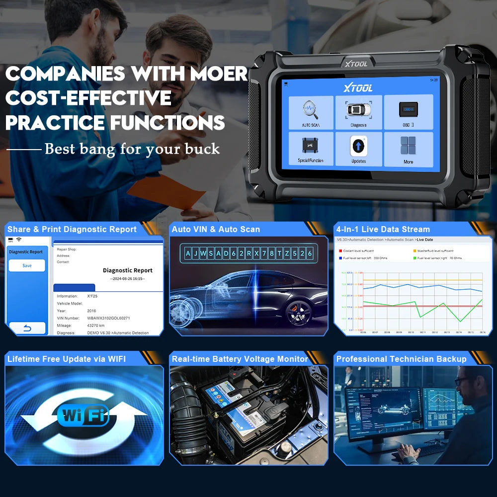 Xtool IP500-TLS Automotive Diagnostic Scanner — image 6