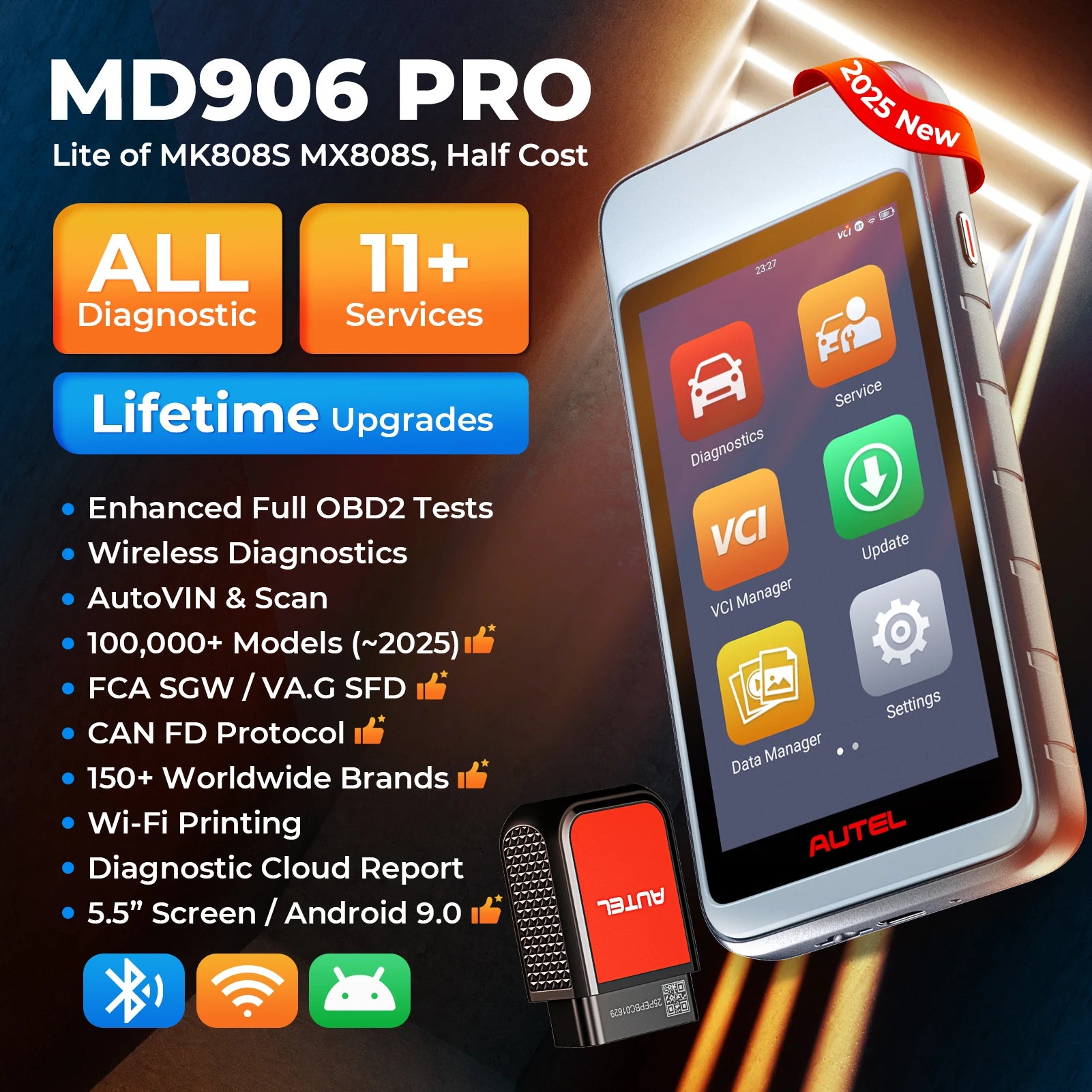 Autel MaxiDiag MD906Pro Automotive Diagnostic Scanner