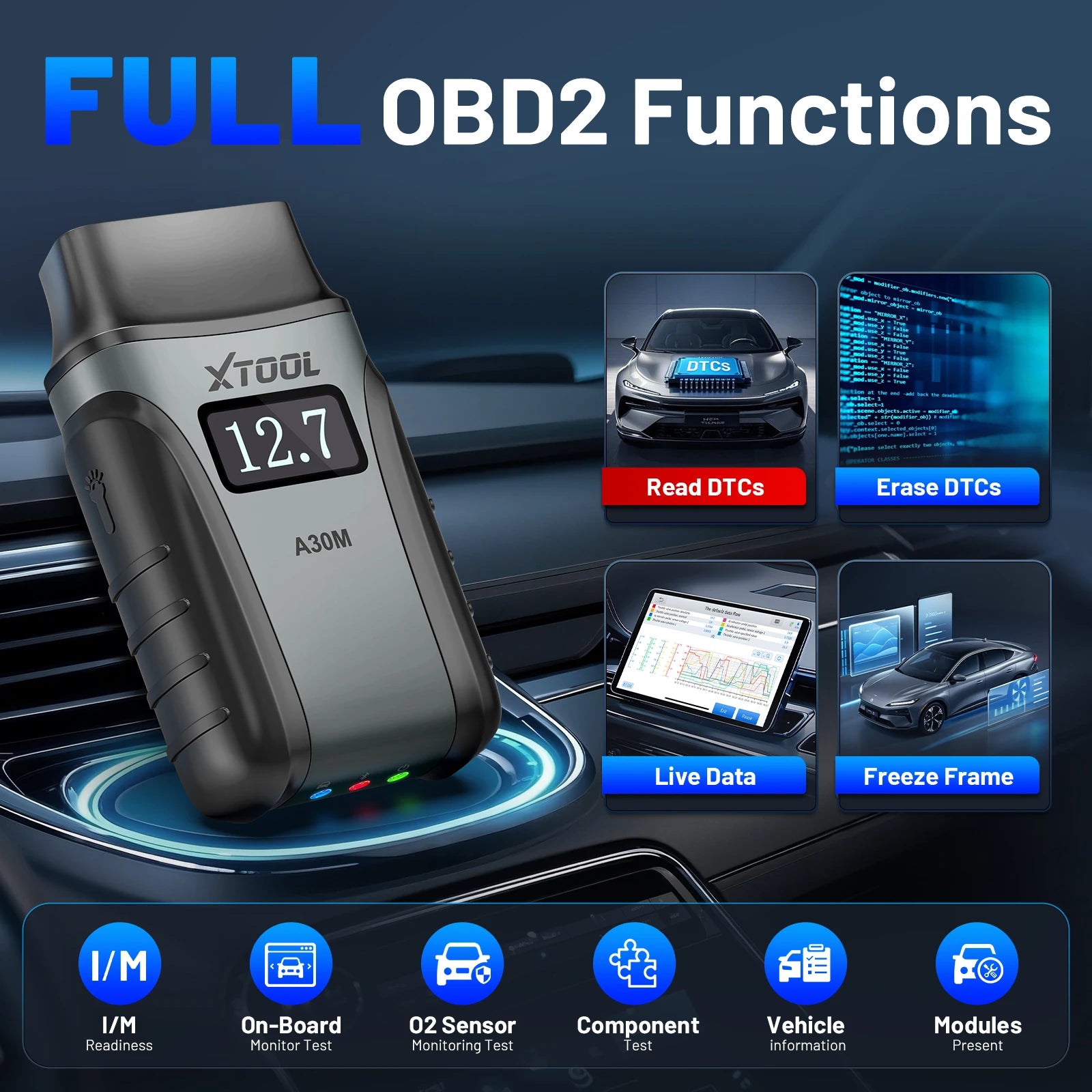Xtool A30M V2.0 Automotive Diagnostic Scanner — image 6