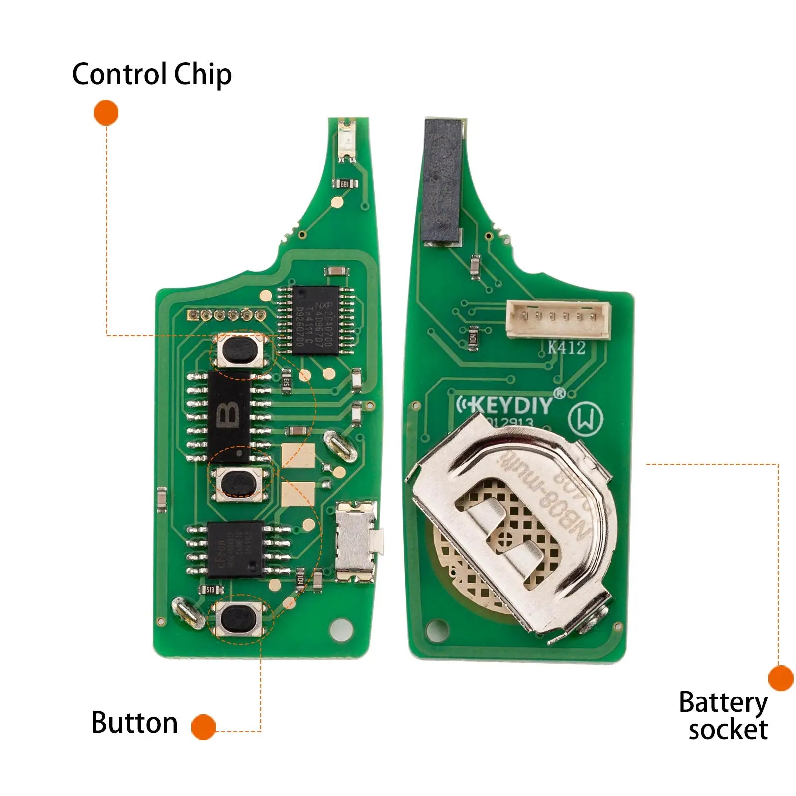 KEYDIY KD NB08-4 Remote Key — Volkswagen — image 3