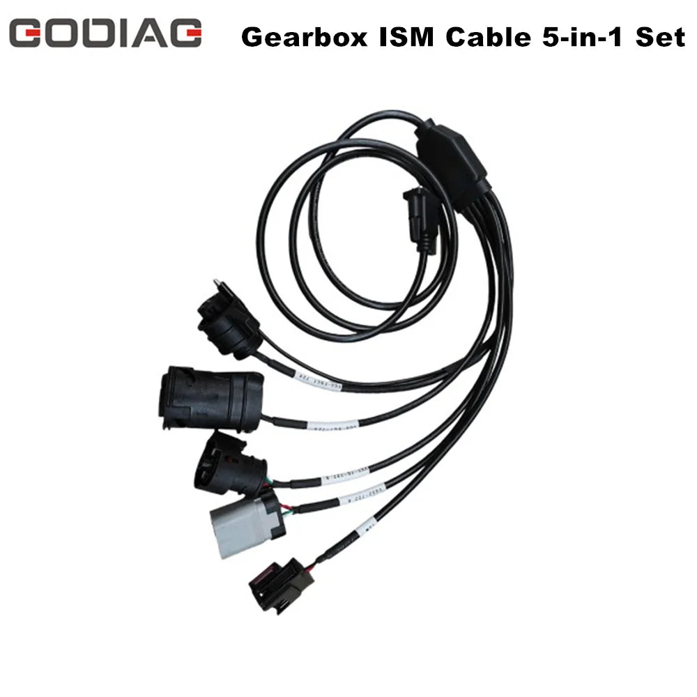 GODIAG Gearbox ISM Cable 5-in-1 Set for Mercedes Benz VGS-FDCT 724/ VGS2-722.8/ VGS-7G-TRONIC-722.9/ VGS-9GT-725/ ISM Blackbox Automotive Diagnostics