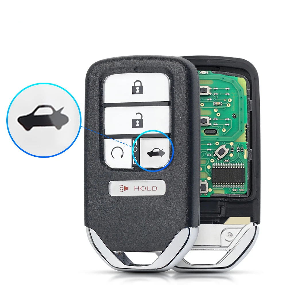 KEYYOU KR5V2X For Honda Accord Piot CR-V Civic 2016 2017 2018 2019 2020 433MHz ID47 Chip 2/3/4/5/6/7 Button Smart Remote Key Fob Blackbox Automotive Diagnostics