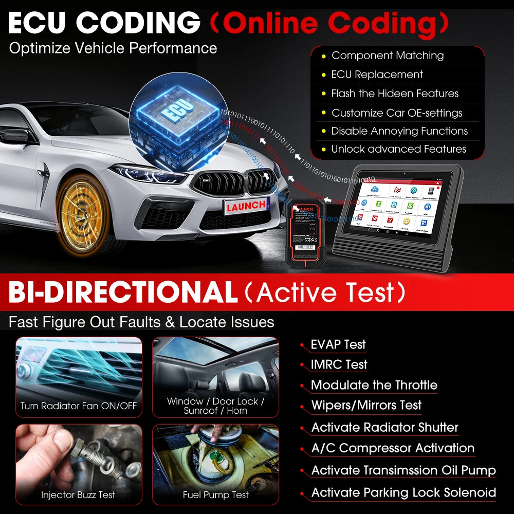 Launch X431 Bidirectional Diagnostic Scanner