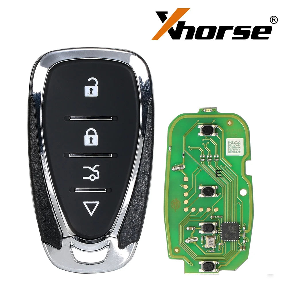 XhorseXSCLN1EN for Chevrolet Style Second Generation Universal Remote Key 4 Buttons Blackbox Automotive Diagnostics