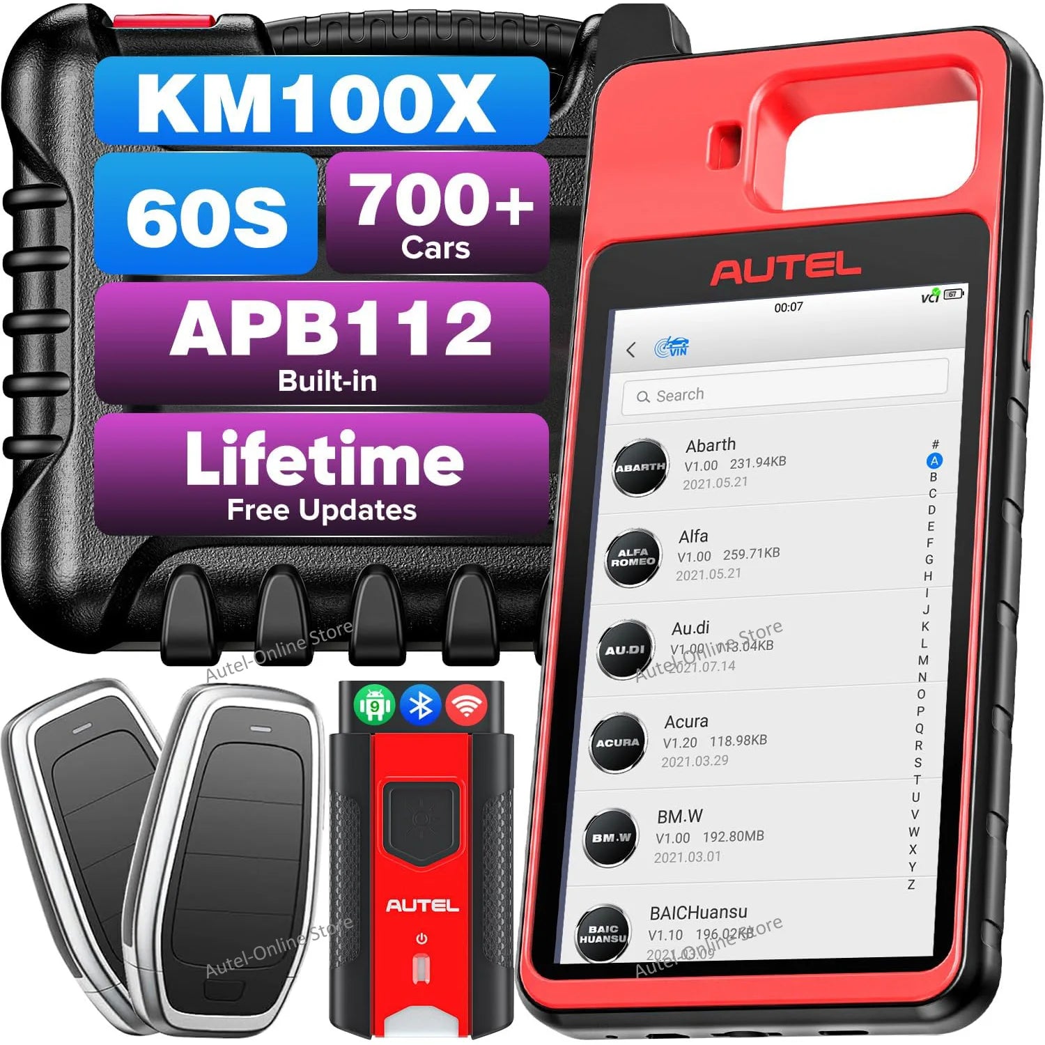 Autel MaxiIM KM100 Key Programmer and Immobilizer Tool