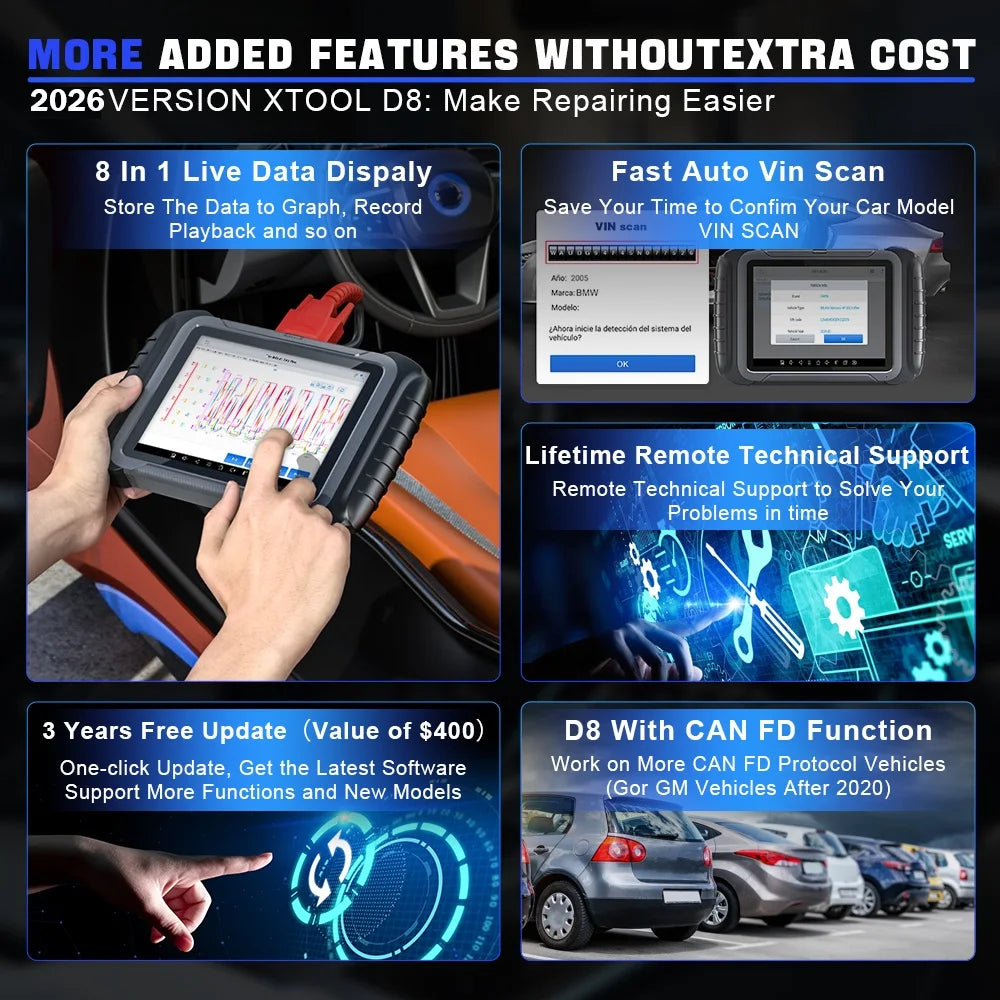 Xtool D8 Automotive Diagnostic Scanner — image 6