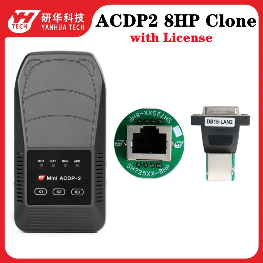 YYANHUA ACDP 2nd Generation Host + Module 19 Individually Authorized + 3 Accessories Only for Cloning 8HP Blackbox Automotive Diagnostics