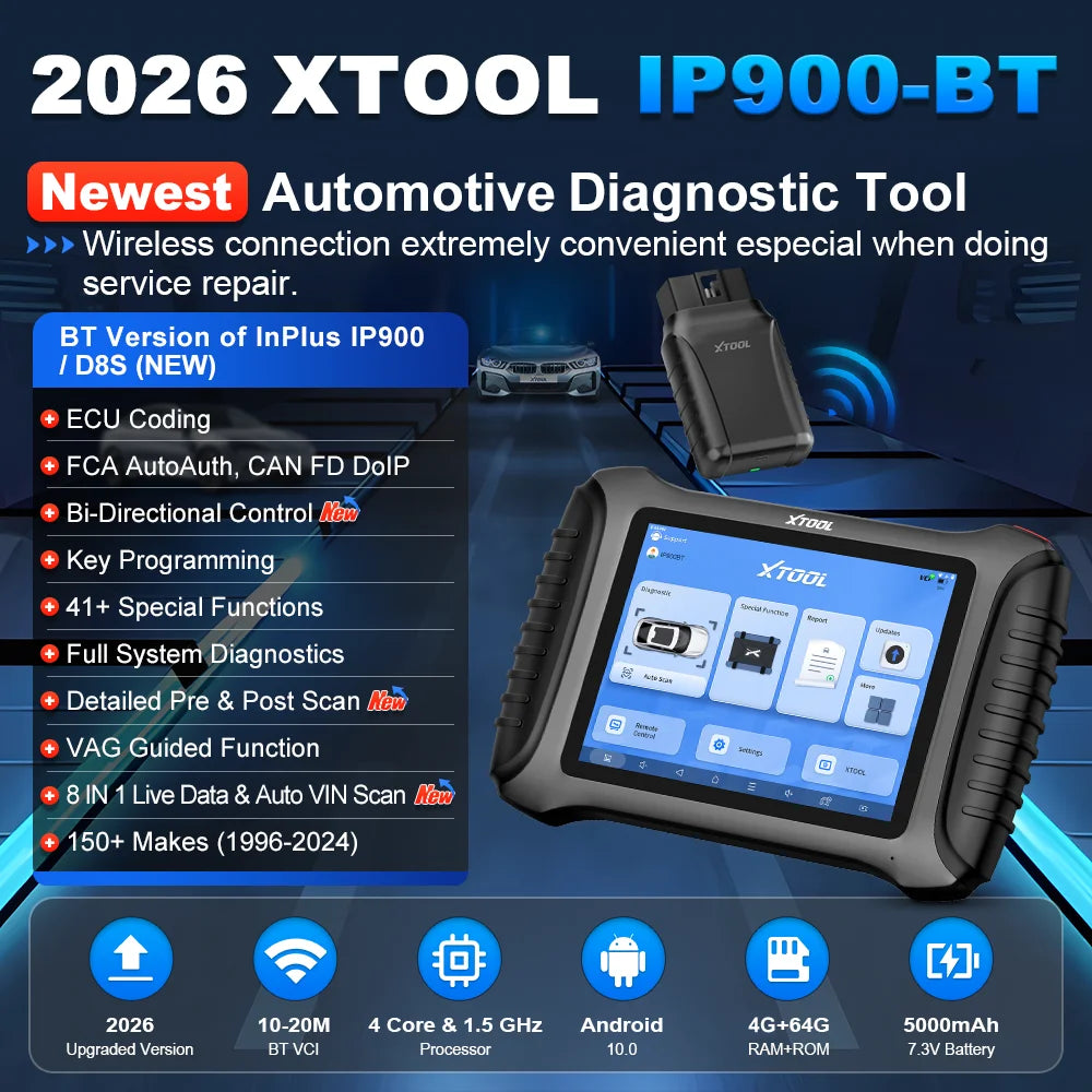 Xtool IP900 BT Automotive Diagnostic Scanner