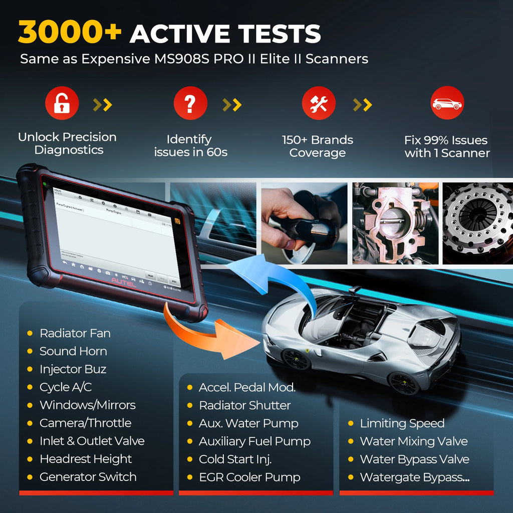 Autel MaxiCOM MK900TS TPMS Relearn Tool