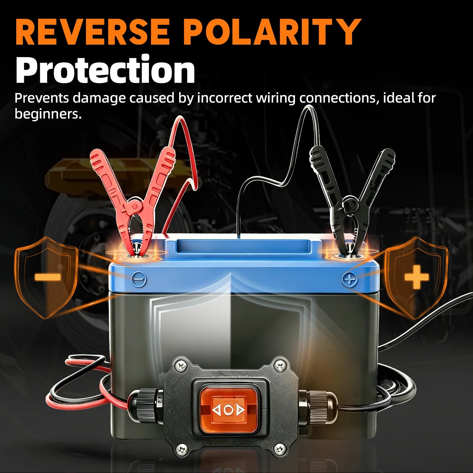 Universal 12VCar EPB Caliper Motor Release Tool, Electronic Parking Brake Motor Reset Device, One Click EPB Caliper Motor Release Tool No Computer Needed for Emergency Brake Service Auto Repair Garage Mechanic Use Blackbox Automotive Diagnostics