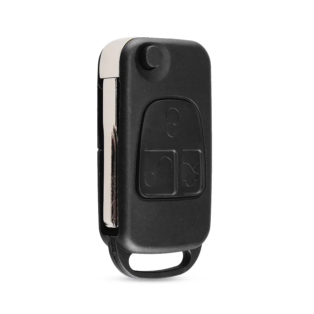 KEYYOU 1/2/3/4 Button Flip Folding Car Remote Key shell For Mercedes Benz SLK E113 A C E S W168 W124 W202 W203 Auto Key Case Blackbox Automotive Diagnostics