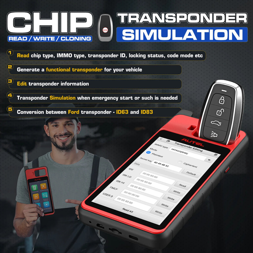 Autel MaxiIM KM100X Key Programmer and Immobilizer Tool